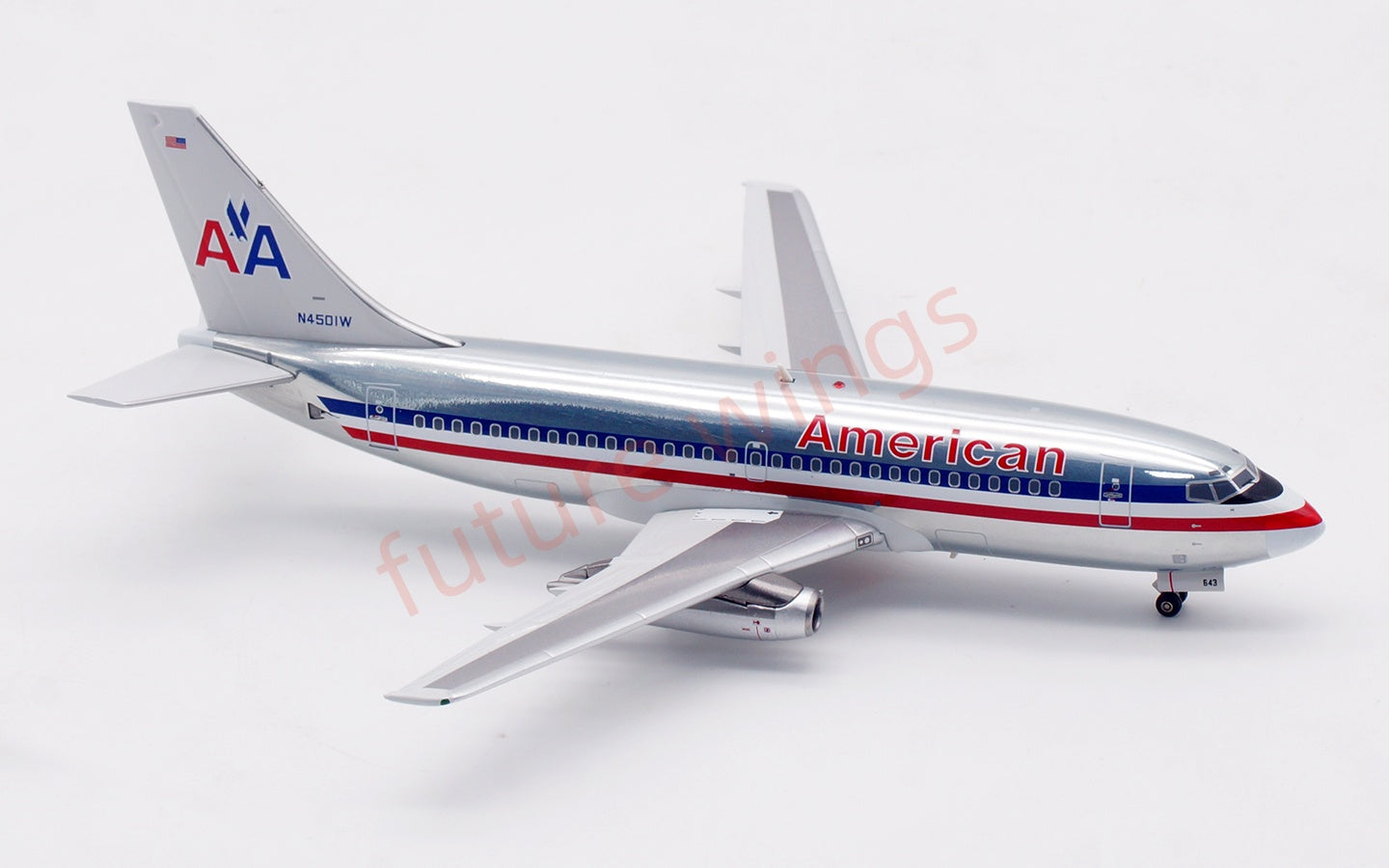 1:200 InFlight200 American Airlines B737-200 N4501W Diecast Aircraft Model