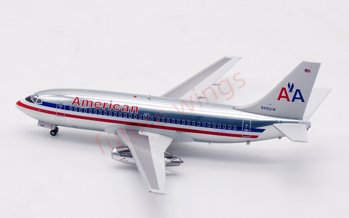 1:200 InFlight200 American Airlines B737-200 N4501W Diecast Aircraft Model