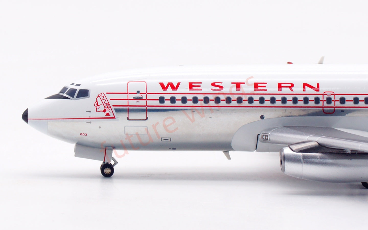 1:200 InFlight200 Western Airlines B737-200 N4503W Diecast Aircraft Model