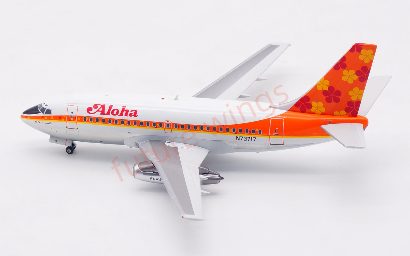 1:200 InFlight200 Aloha B737-100 N73717 Diecast Aircraft Model