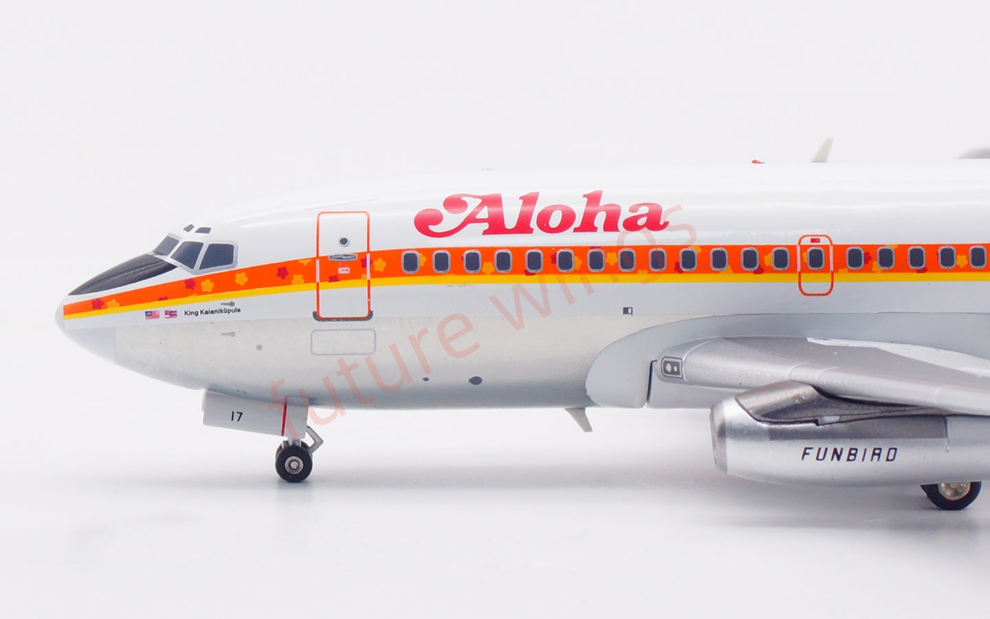 1:200 InFlight200 Aloha B737-100 N73717 Diecast Aircraft Model