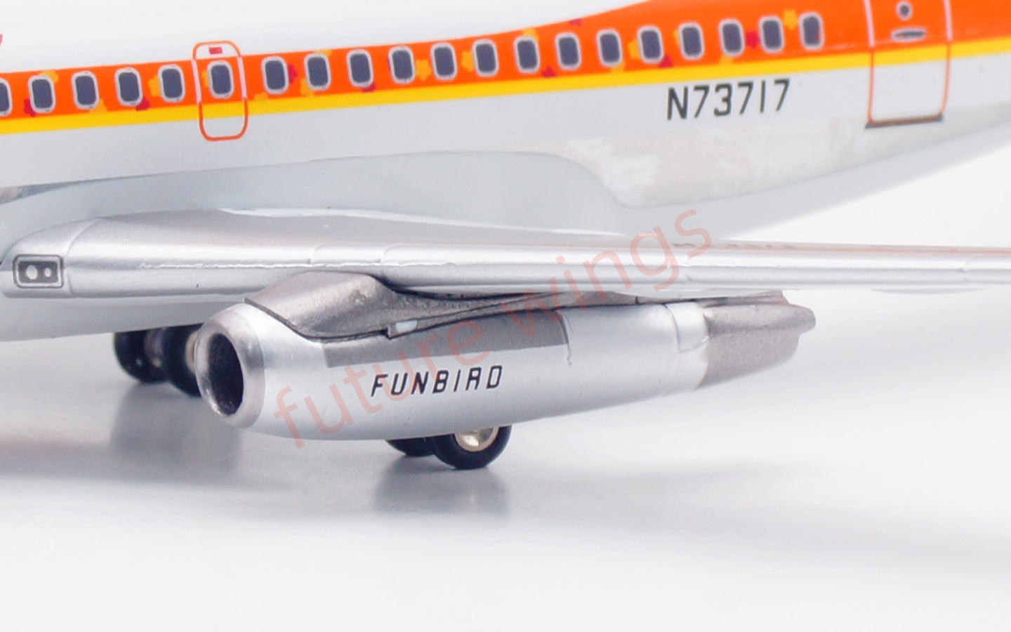 1:200 InFlight200 Aloha B737-100 N73717 Diecast Aircraft Model
