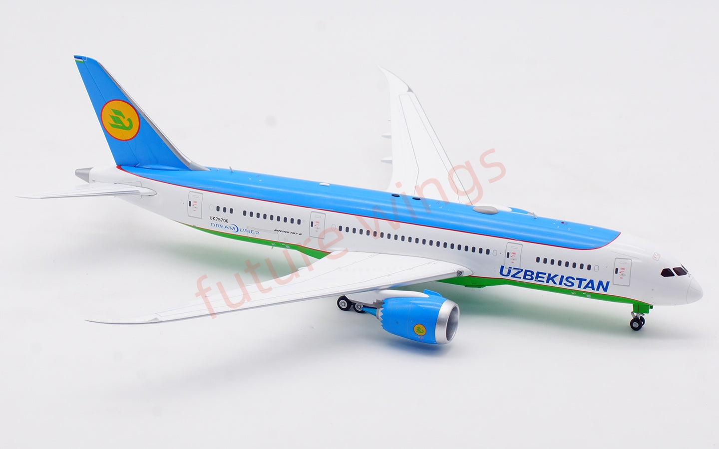 1:200 SQ Wings Uzbekistan Airways B787-8 UK78701 UK78706 Diecast Aircraft Model