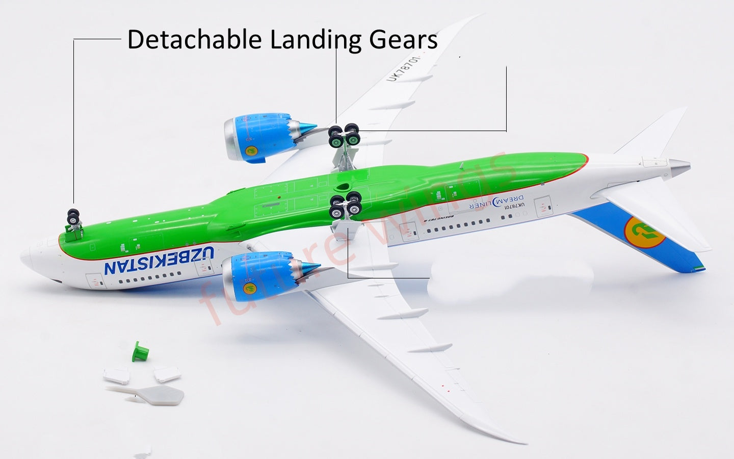 1:200 SQ Wings Uzbekistan Airways B787-8 UK78701 UK78706 Diecast Aircraft Model