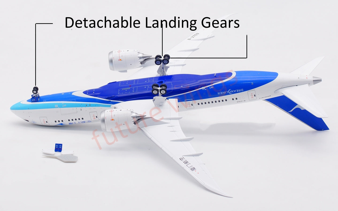 1:200 SQ Wings Xiamen Air B787-8 B-2760 B-2769 Diecast Aircraft Model