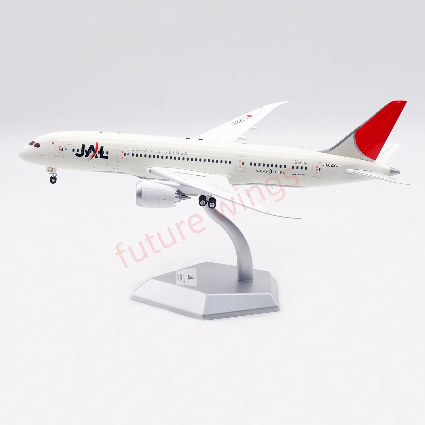 1:200 SQ Wings Japan Airlines B787-8 JA825J JA822J JA823J Diecast Aircraft Model