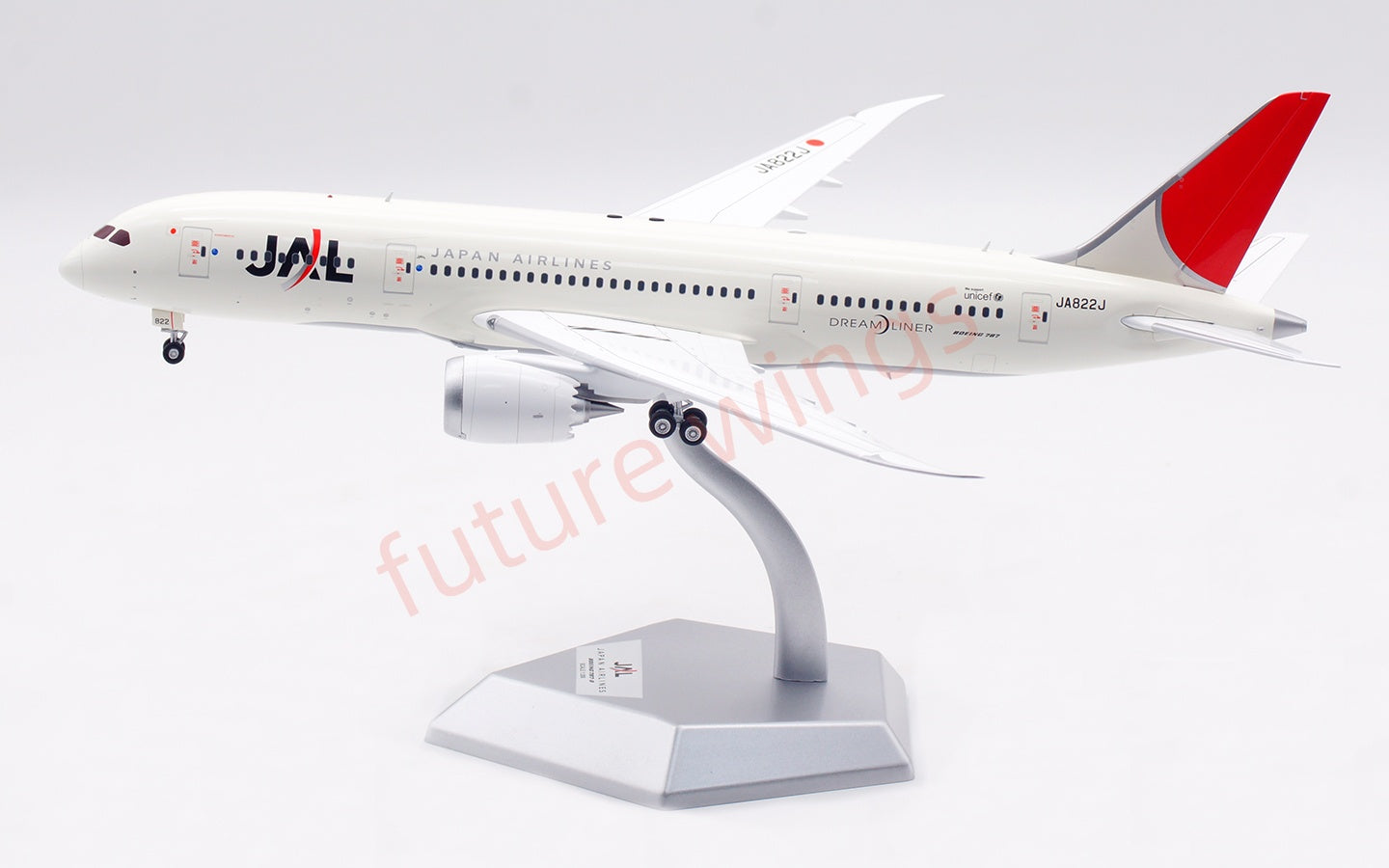 1:200 SQ Wings Japan Airlines B787-8 JA825J JA822J JA823J Diecast Aircraft Model