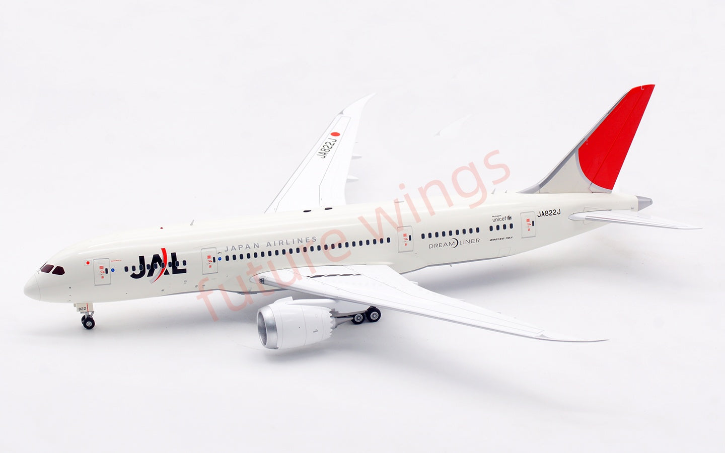 1:200 SQ Wings Japan Airlines B787-8 JA825J JA822J JA823J Diecast Aircraft Model