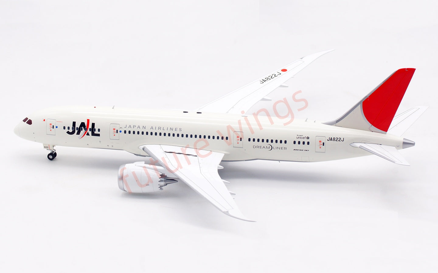 1:200 SQ Wings Japan Airlines B787-8 JA825J JA822J JA823J Diecast Aircraft Model