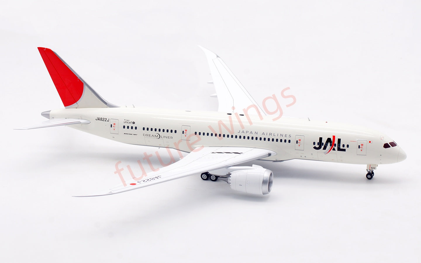 1:200 SQ Wings Japan Airlines B787-8 JA825J JA822J JA823J Diecast Aircraft Model