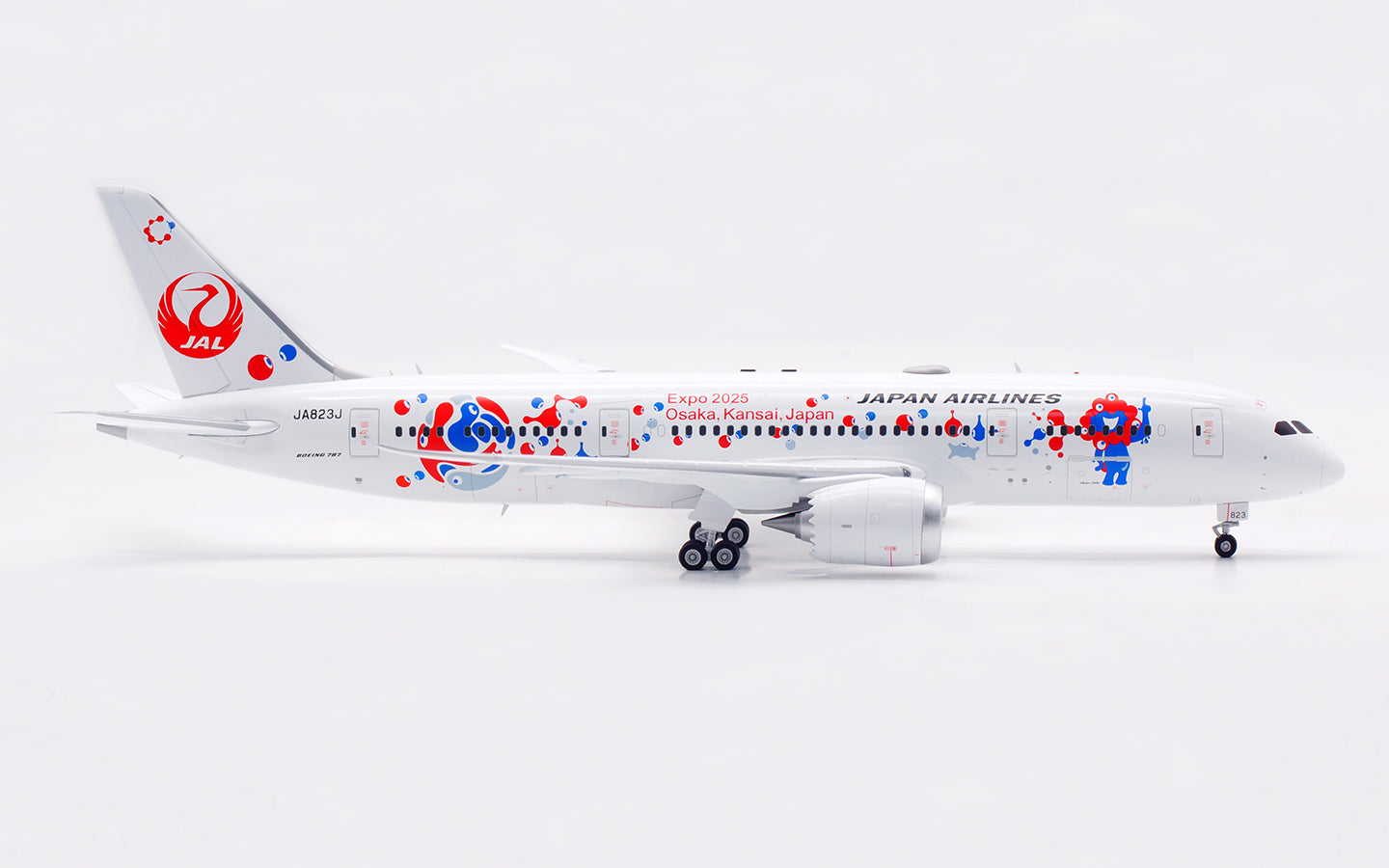 1:200 SQ Wings Japan Airlines B787-8 JA825J JA822J JA823J Diecast Aircraft Model