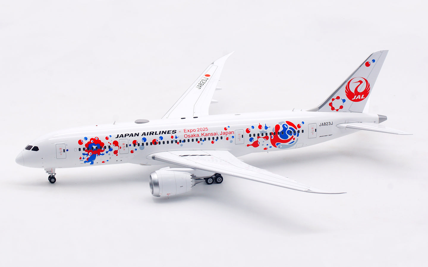 1:200 SQ Wings Japan Airlines B787-8 JA825J JA822J JA823J Diecast Aircraft Model