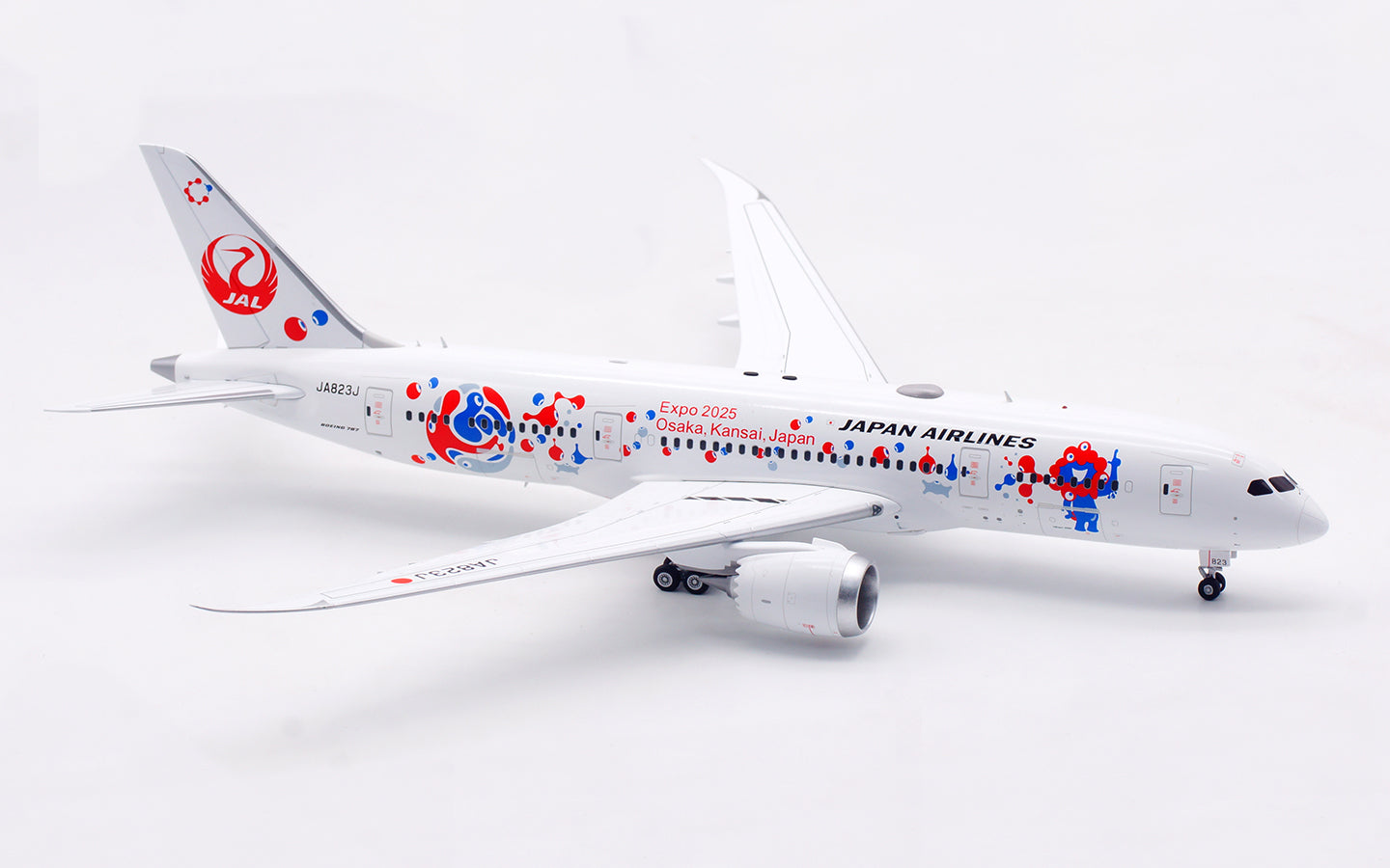 1:200 SQ Wings Japan Airlines B787-8 JA825J JA822J JA823J Diecast Aircraft Model