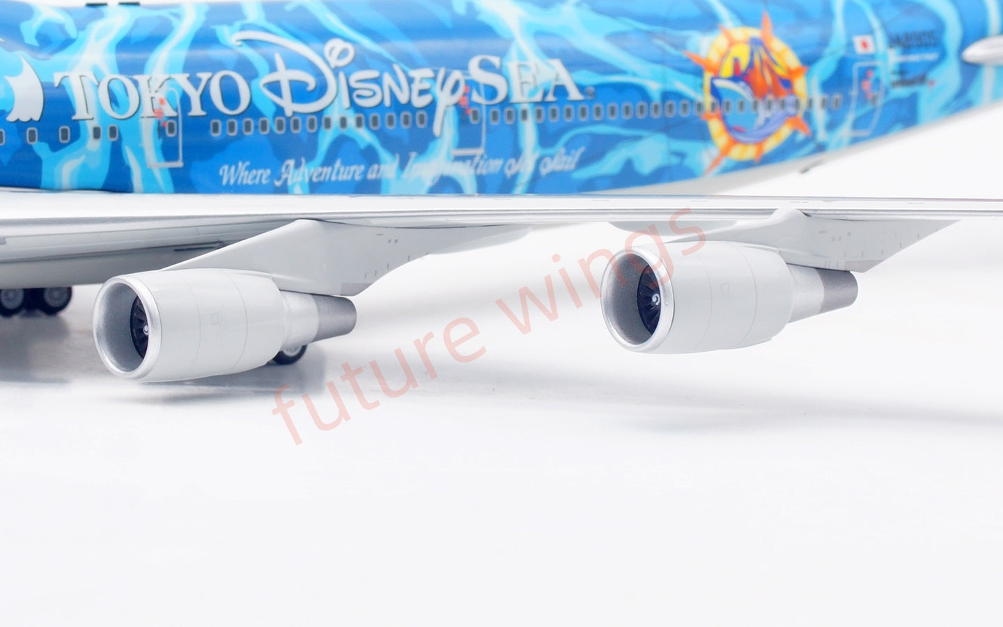 1:200 SQ Wings Japan Airlines B747-400D JA8905 Diecast Aircraft Model