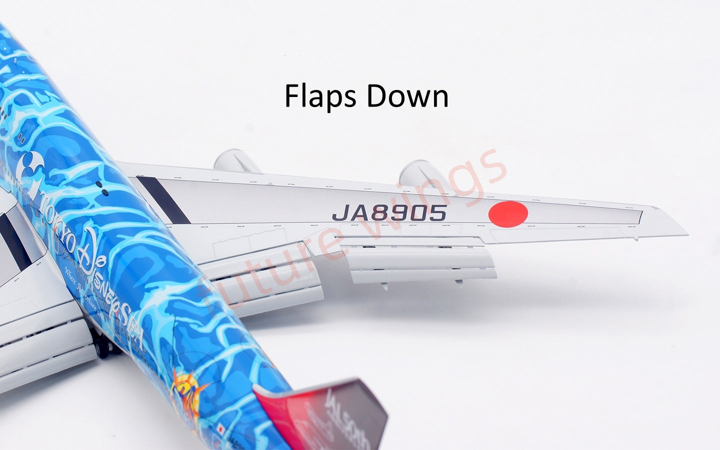 1:200 SQ Wings Japan Airlines B747-400D JA8905 Diecast Aircraft Model