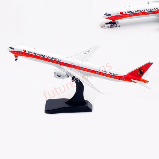 1:400 Aviation400 Angola TAAG B777-300ER D2-TEK Aircraft Model Free Tractor+Stand