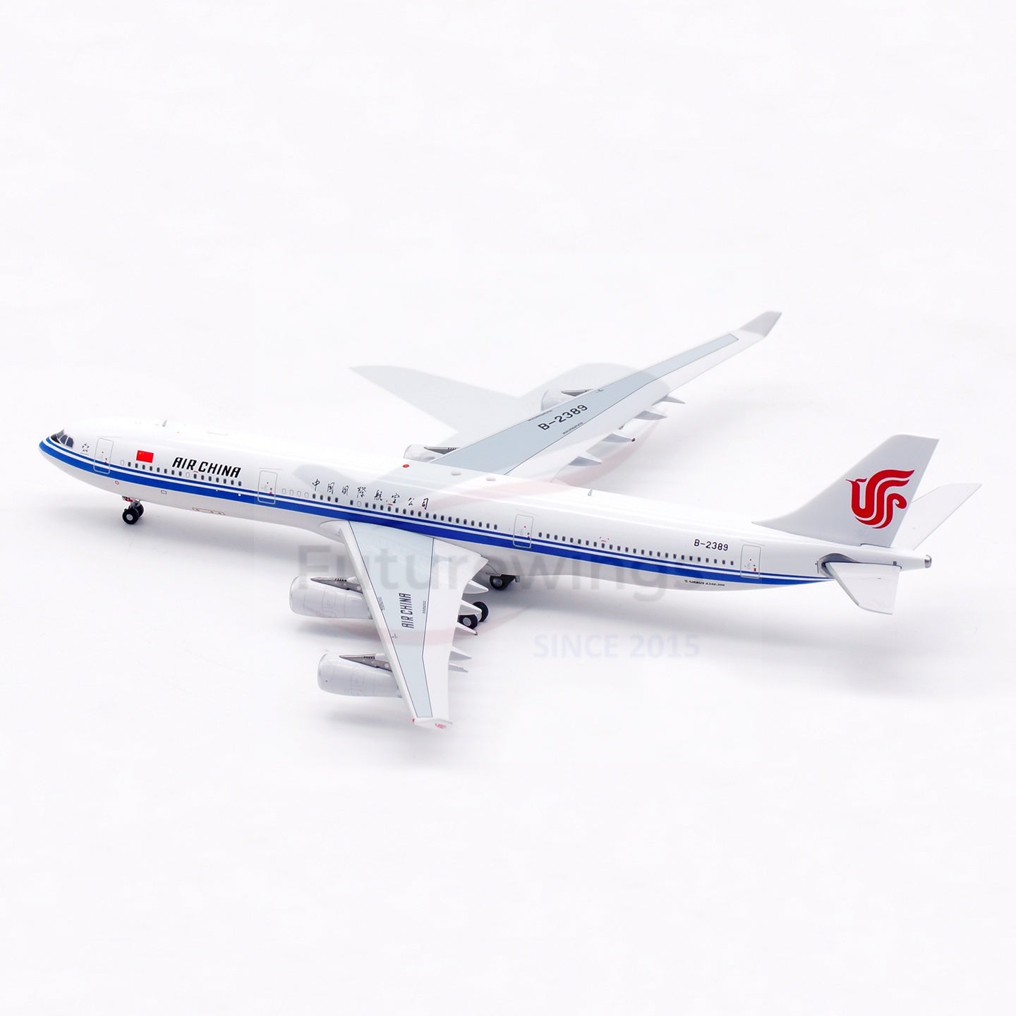 1:400 Aviation400 Air China A340-300 B-2388/B-2389 Aircraft Model Free Tractor+Stand