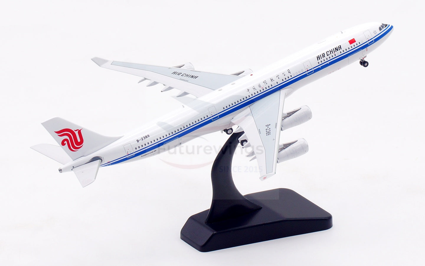 1:400 Aviation400 Air China A340-300 B-2388/B-2389 Aircraft Model Free Tractor+Stand