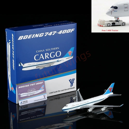 1:400 YY Wings China Southern Cargo B747-400F B-2461 B-2473 Aircraft Model Free Tractor +Stand
