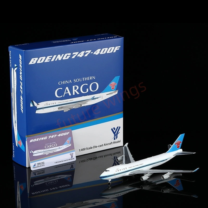 1:400 YY Wings China Southern Cargo B747-400F B-2461 B-2473 Aircraft Model Free Tractor +Stand