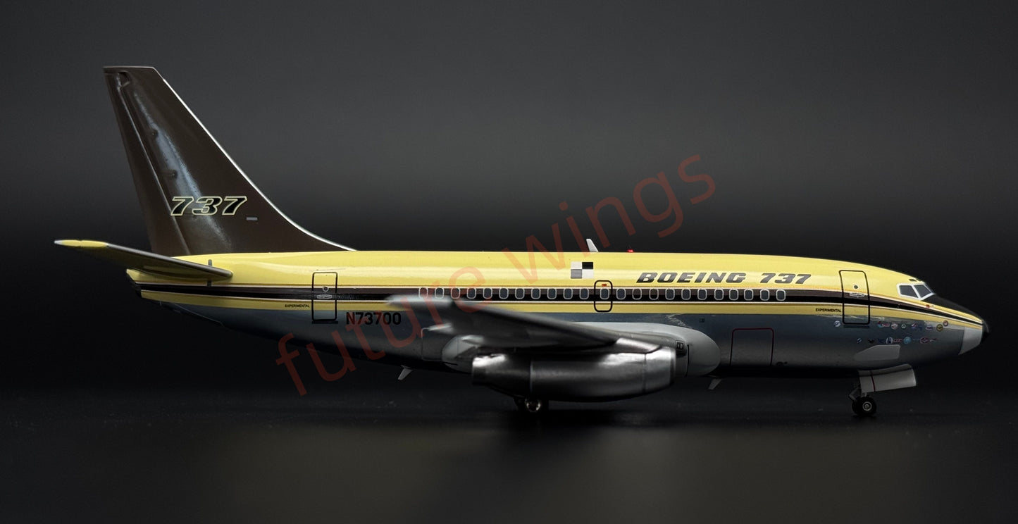 1:200 KJ Model(InFlight200*）B737 N73700 "First Flight of B737"Diecast Aircraft Model