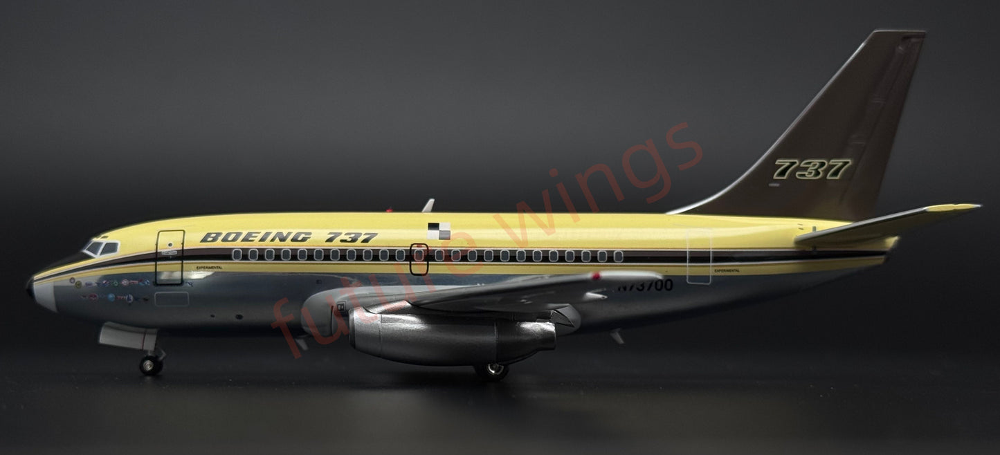 1:200 KJ Model(InFlight200*）B737 N73700 "First Flight of B737"Diecast Aircraft Model