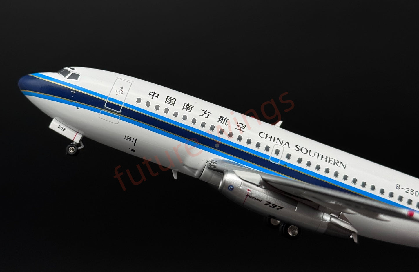 1:200 KJ Model(InFlight200*）China Southern Airlines B737-200 B-2502 Diecast Aircraft Model