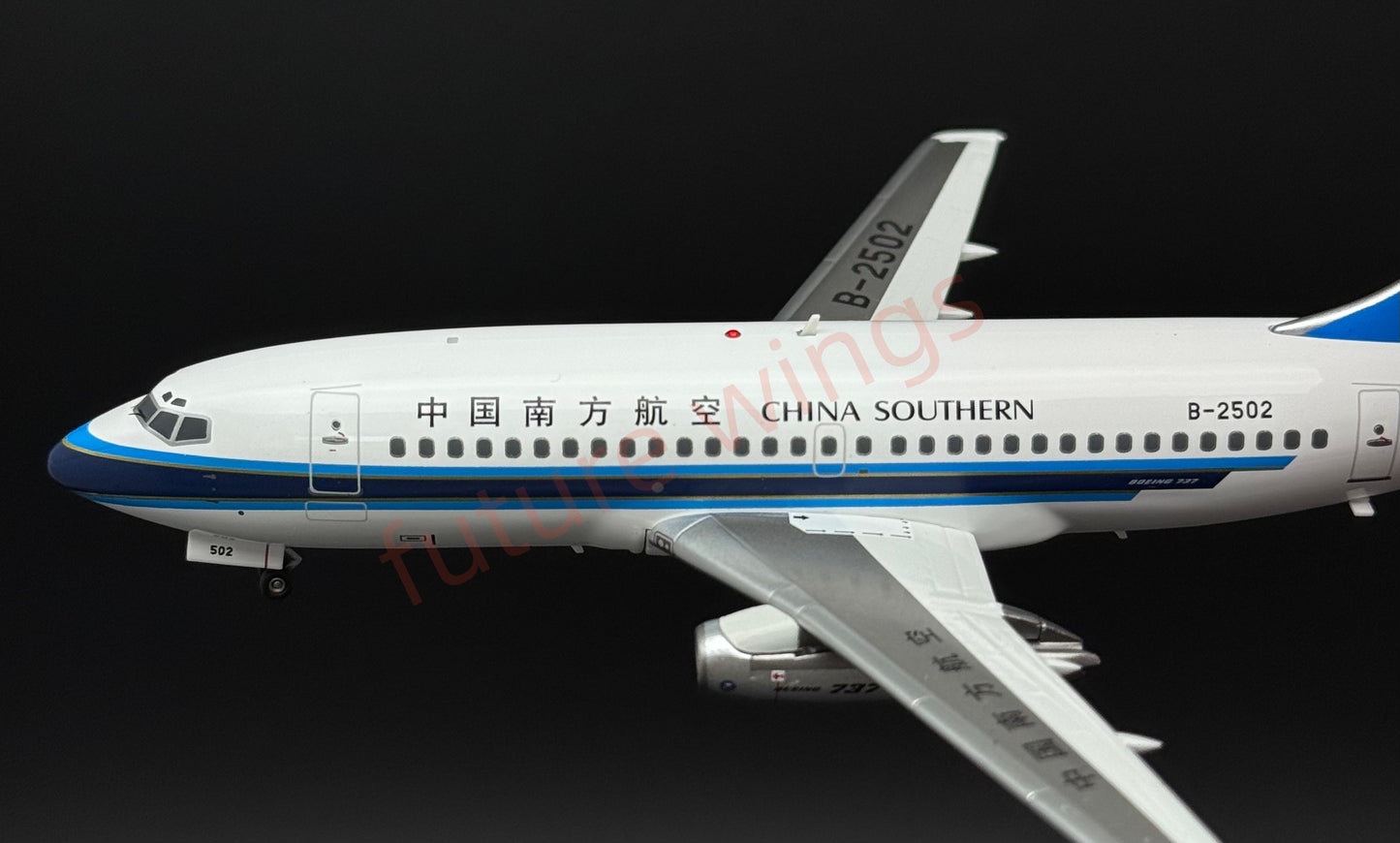 1:200 KJ Model(InFlight200*）China Southern Airlines B737-200 B-2502 Diecast Aircraft Model