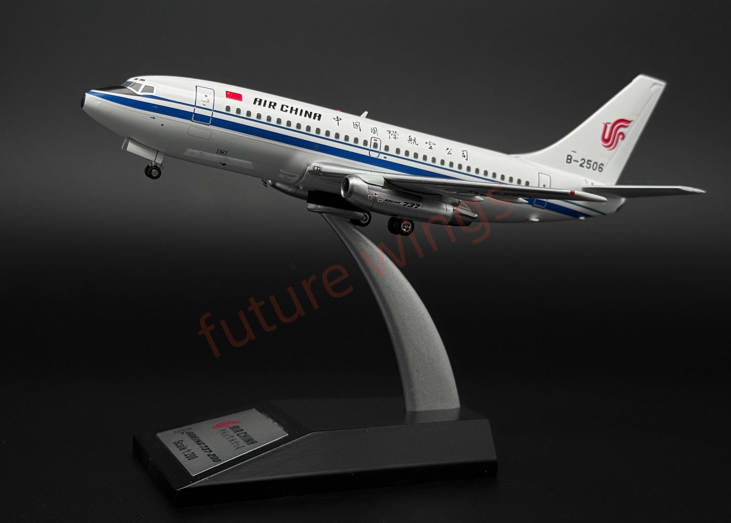 1:200 KJ Model(InFlight200*) Air China B737-200 B-2506 Diecast Aircraft Model
