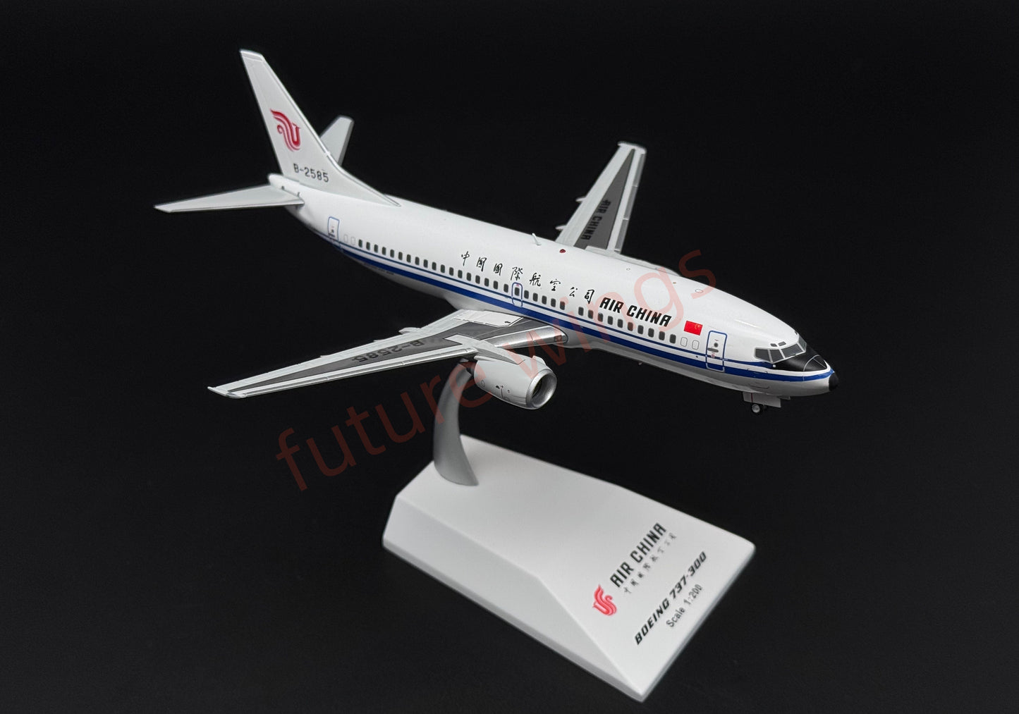 1:200 KJ Model(InFlight200*) Air China B737-200 B-2585 Diecast Aircraft Model
