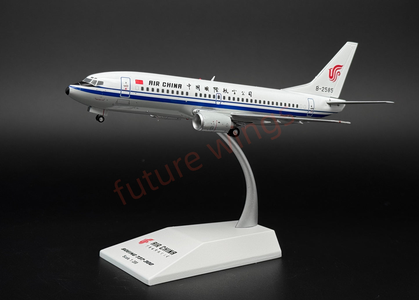 1:200 KJ Model(InFlight200*) Air China B737-200 B-2585 Diecast Aircraft Model