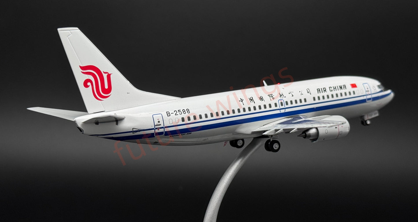 1:200 KJ Model(InFlight200*) Air China B737-200 B-2588 Diecast Aircraft Model