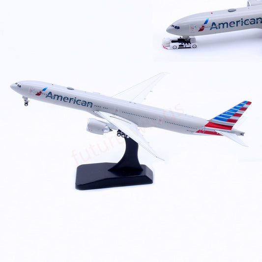 1:400 Aviation400 American Airlines B777-300ER N736AT Aircraft Model Free Tractor+Stand
