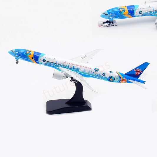 1:400 Aviation400 China Southern Airlines B777-300ER B-2007 Aircraft Model Free Tractor+Stand