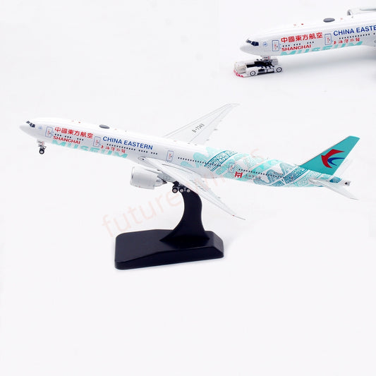 1:400 Aviation400 China Eastern Airlines B777-300ER B-7349 Aircraft Model Free Tractor+Stand