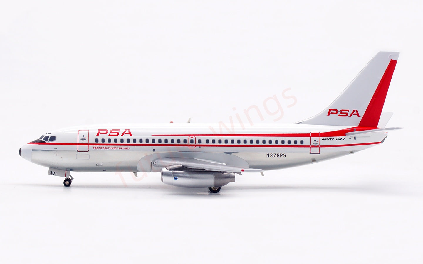 1:200 InFlight200 PSA B737-200 N378PS Diecast Aircraft Model