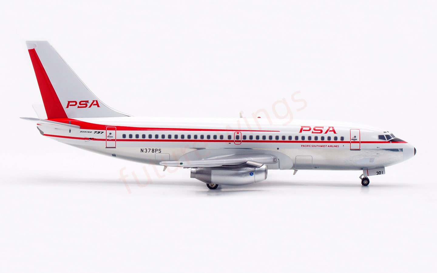 1:200 InFlight200 PSA B737-200 N378PS Diecast Aircraft Model