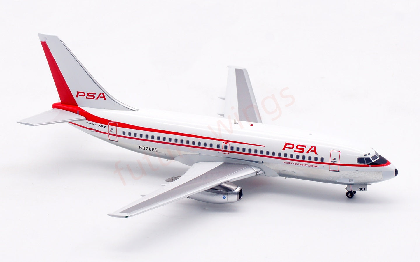 1:200 InFlight200 PSA B737-200 N378PS Diecast Aircraft Model