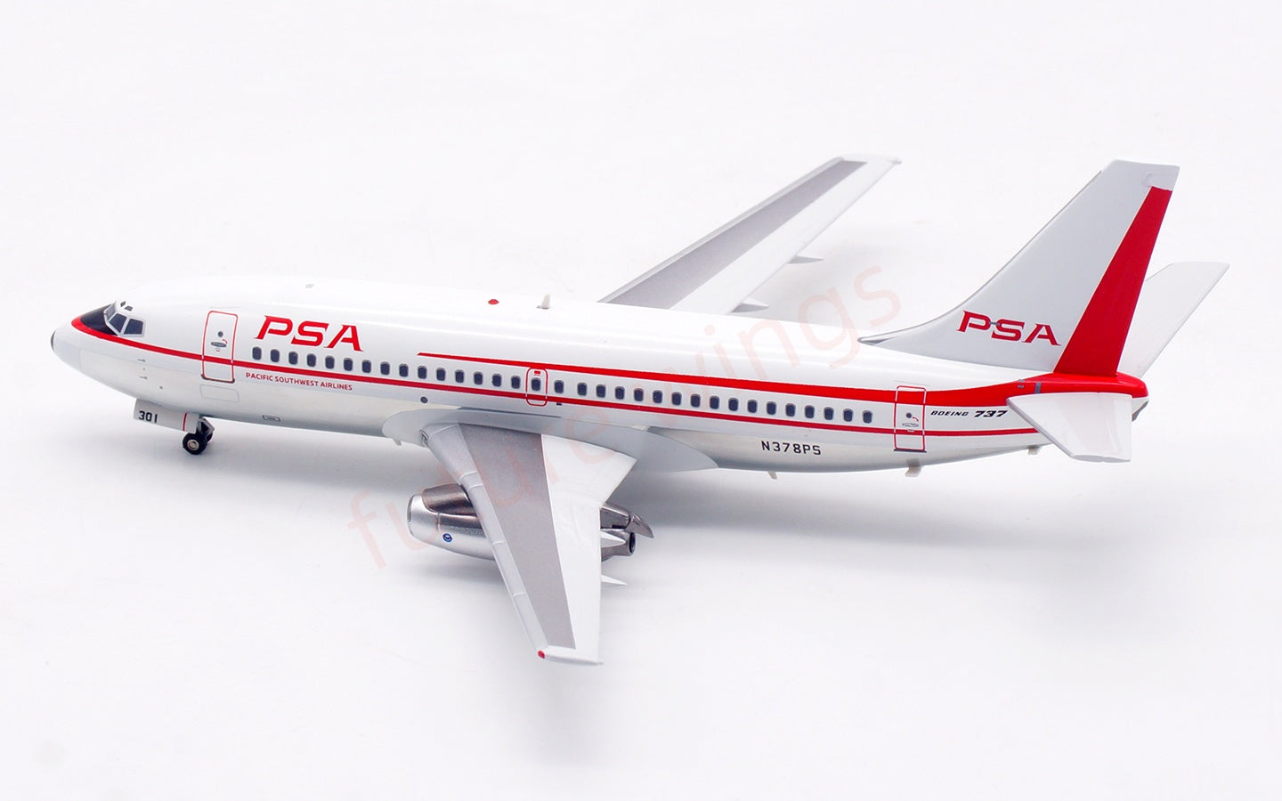 1:200 InFlight200 PSA B737-200 N378PS Diecast Aircraft Model
