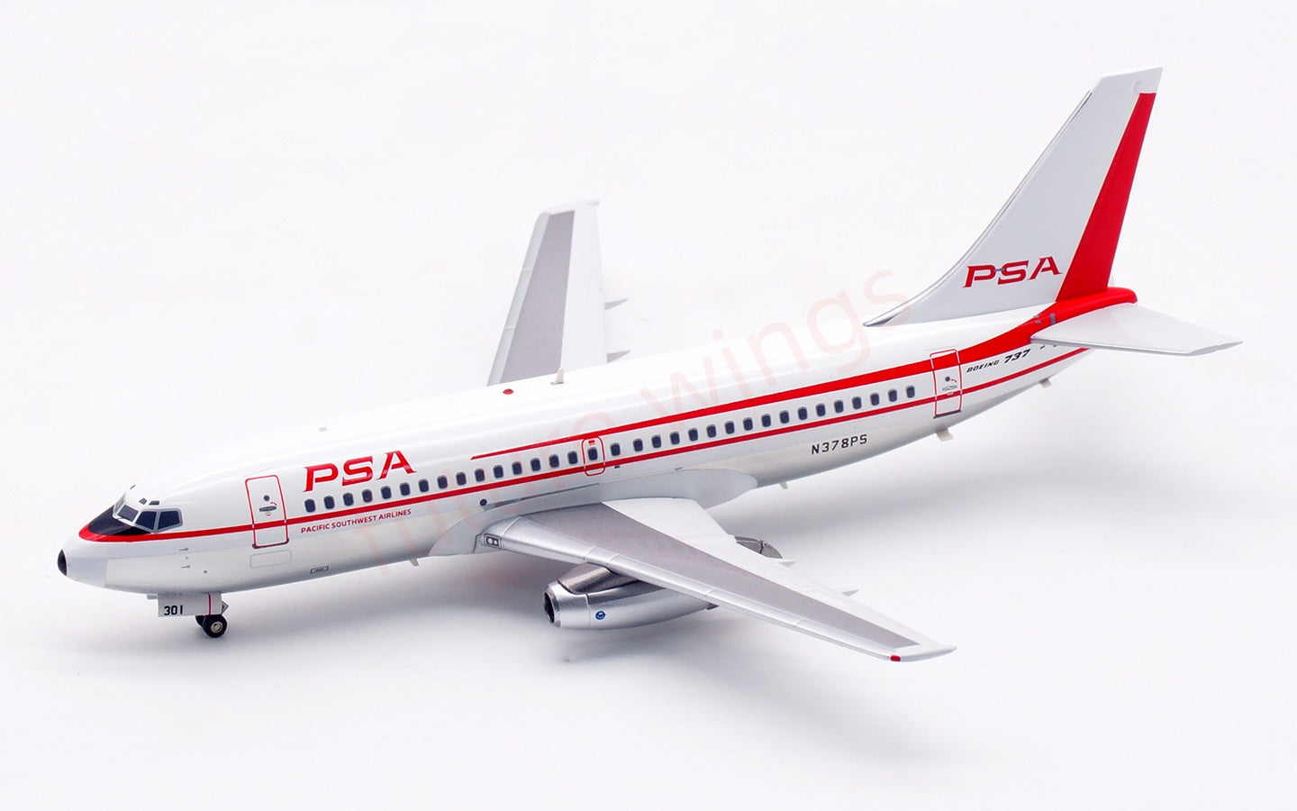 1:200 InFlight200 PSA B737-200 N378PS Diecast Aircraft Model