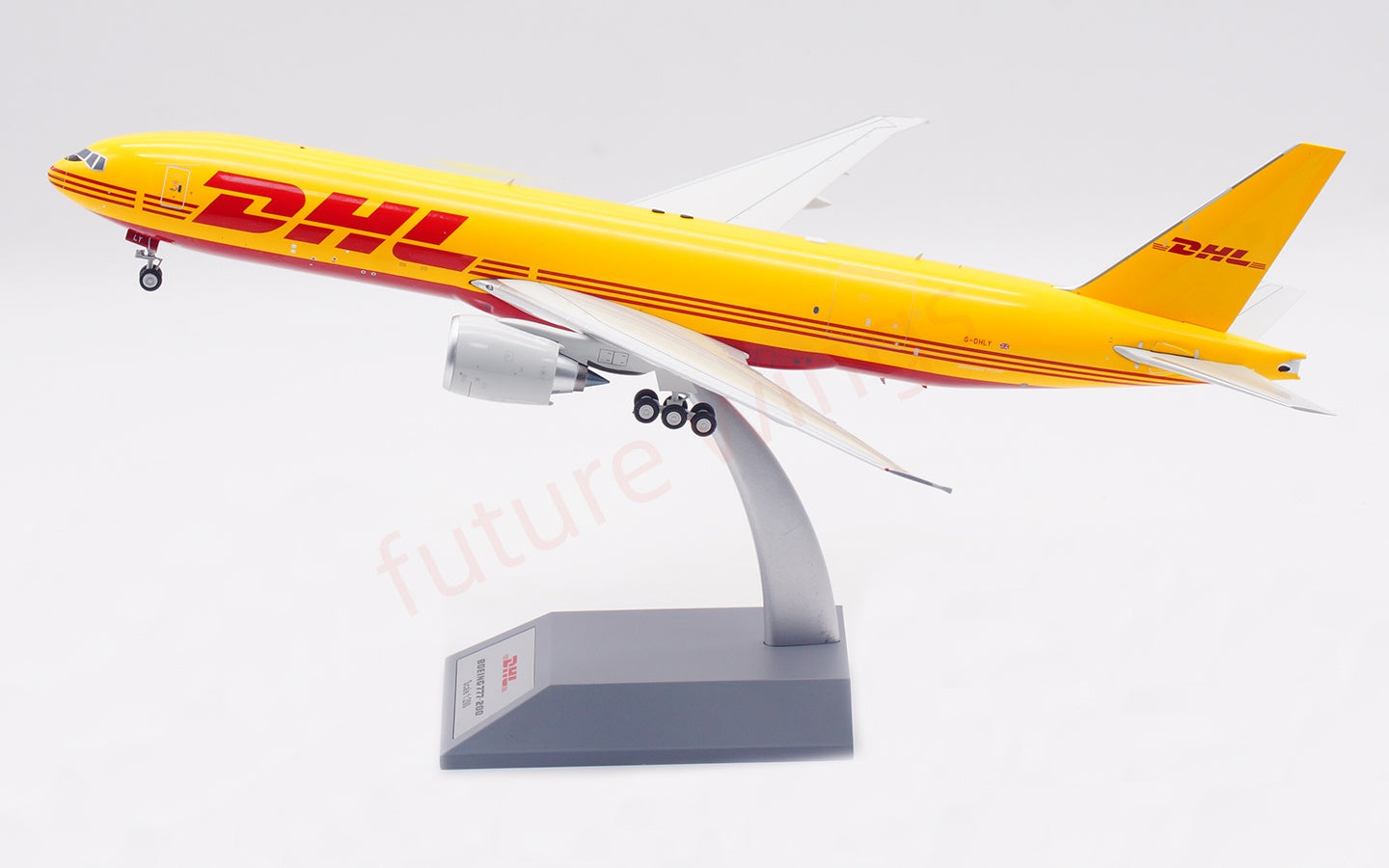 1:200 B-Models DHL (AeroLogic) B777-F G-DHLY Diecast Aircraft Model