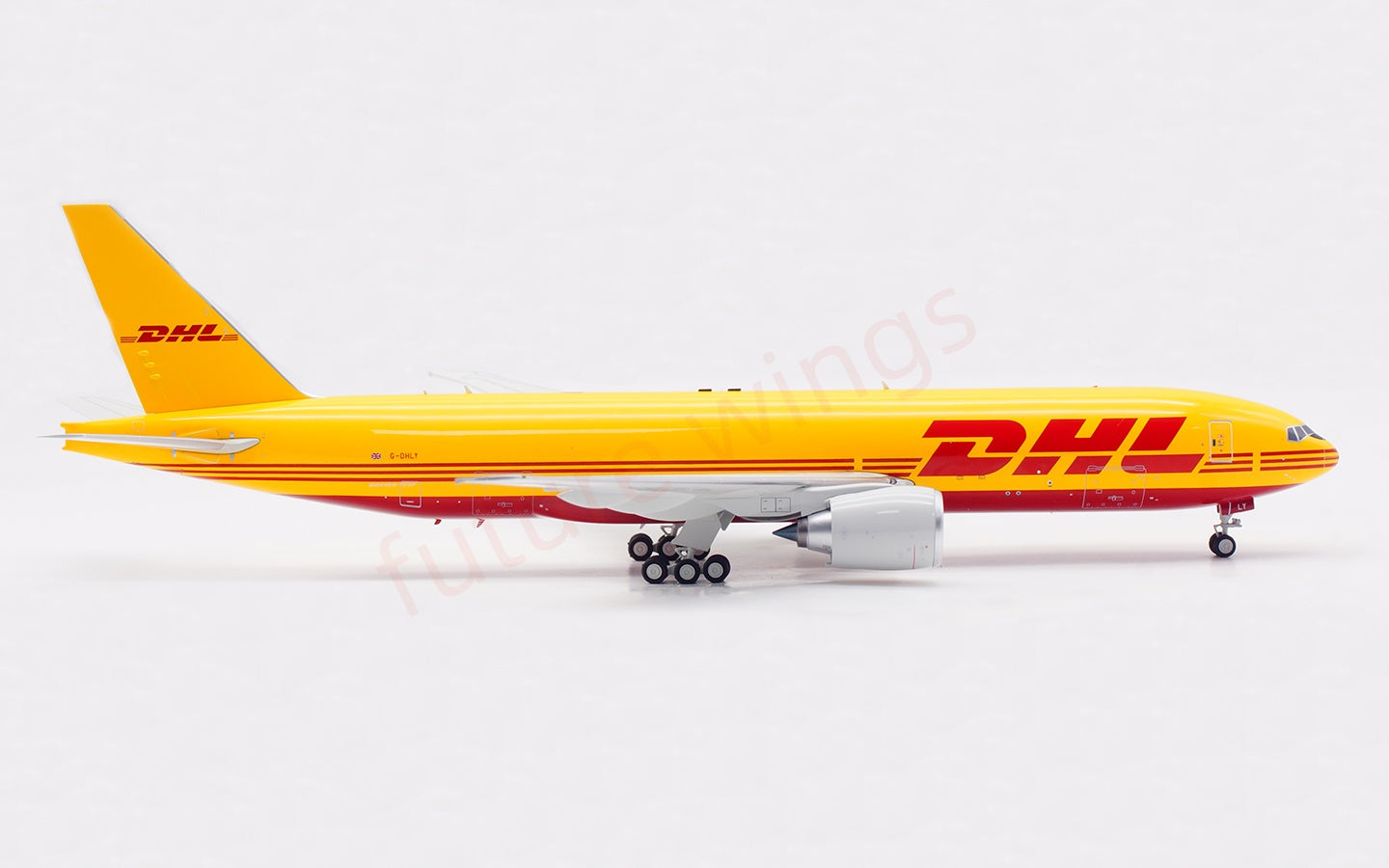 1:200 B-Models DHL (AeroLogic) B777-F G-DHLY Diecast Aircraft Model