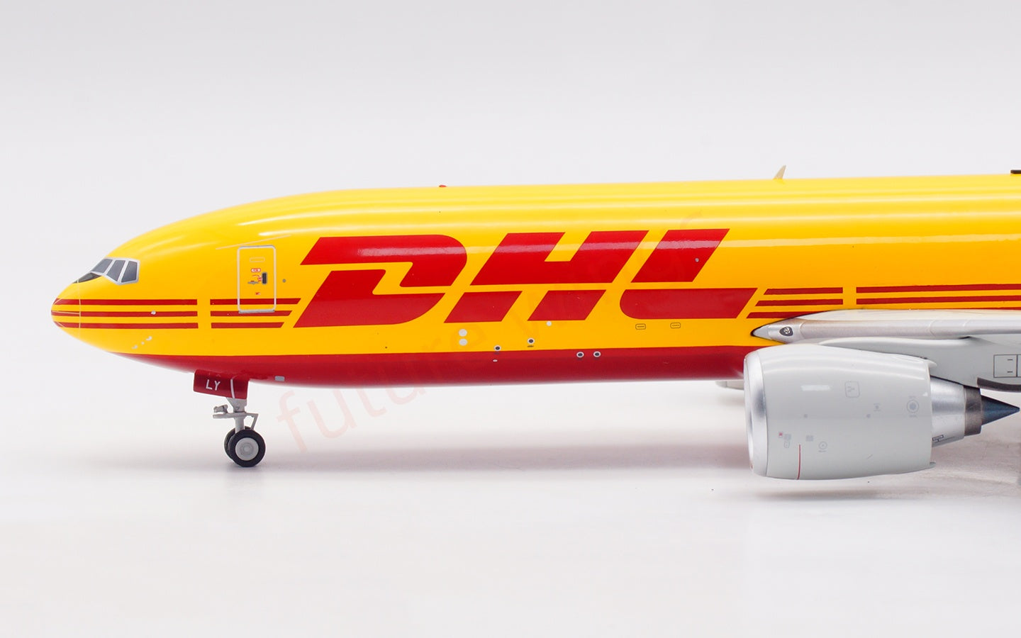 1:200 B-Models DHL (AeroLogic) B777-F G-DHLY Diecast Aircraft Model