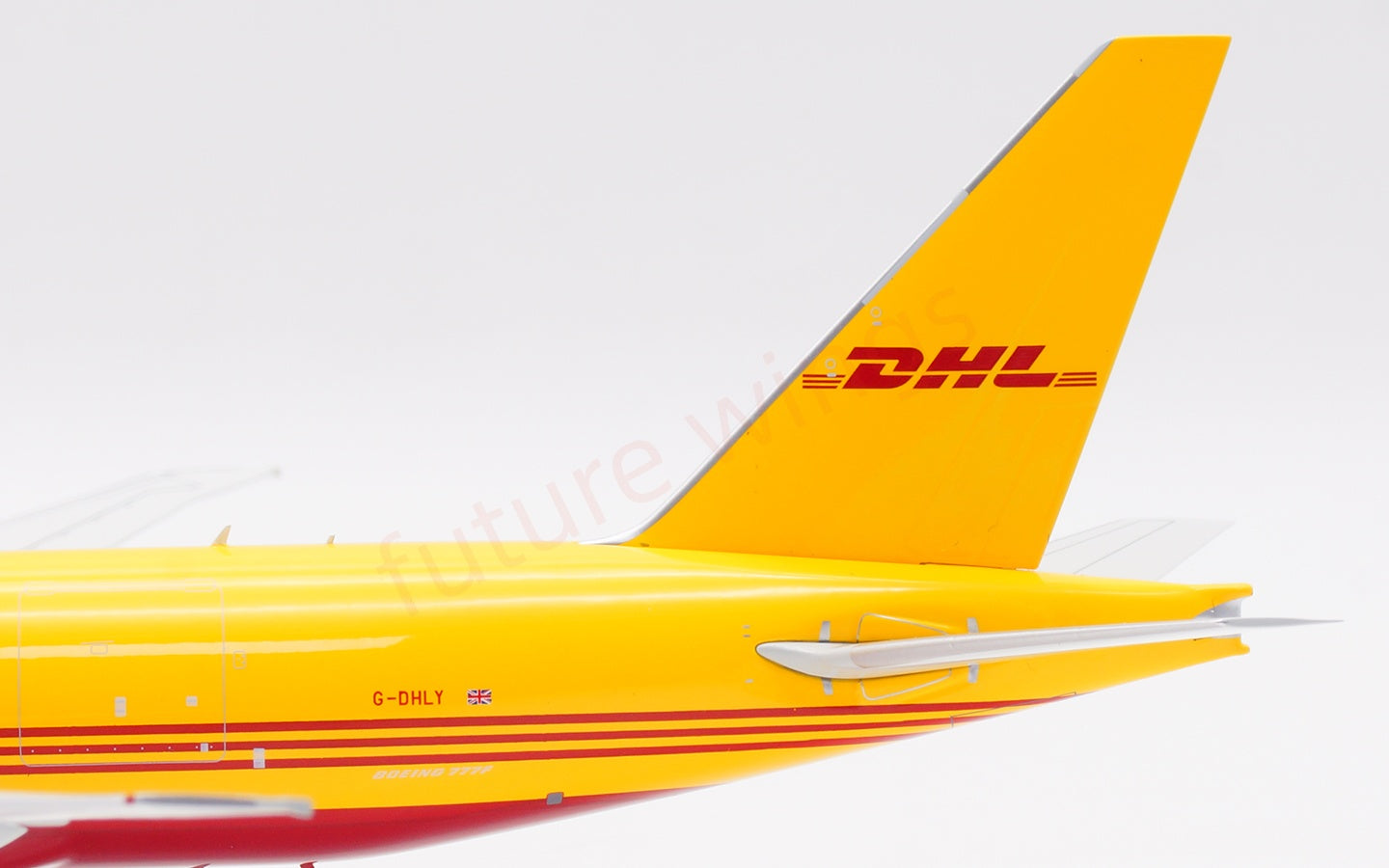 1:200 B-Models DHL (AeroLogic) B777-F G-DHLY Diecast Aircraft Model