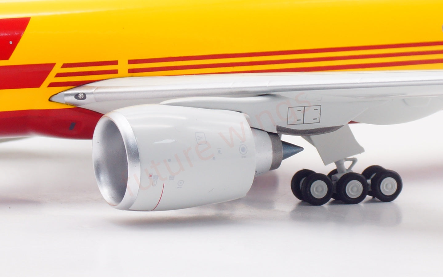 1:200 B-Models DHL (AeroLogic) B777-F G-DHLY Diecast Aircraft Model