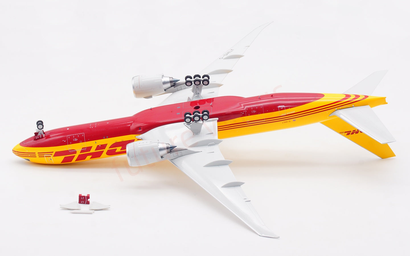 1:200 B-Models DHL (AeroLogic) B777-F G-DHLY Diecast Aircraft Model