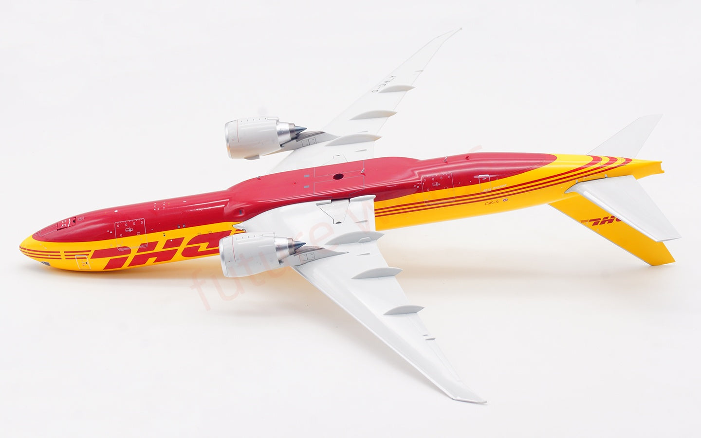 1:200 B-Models DHL (AeroLogic) B777-F G-DHLY Diecast Aircraft Model