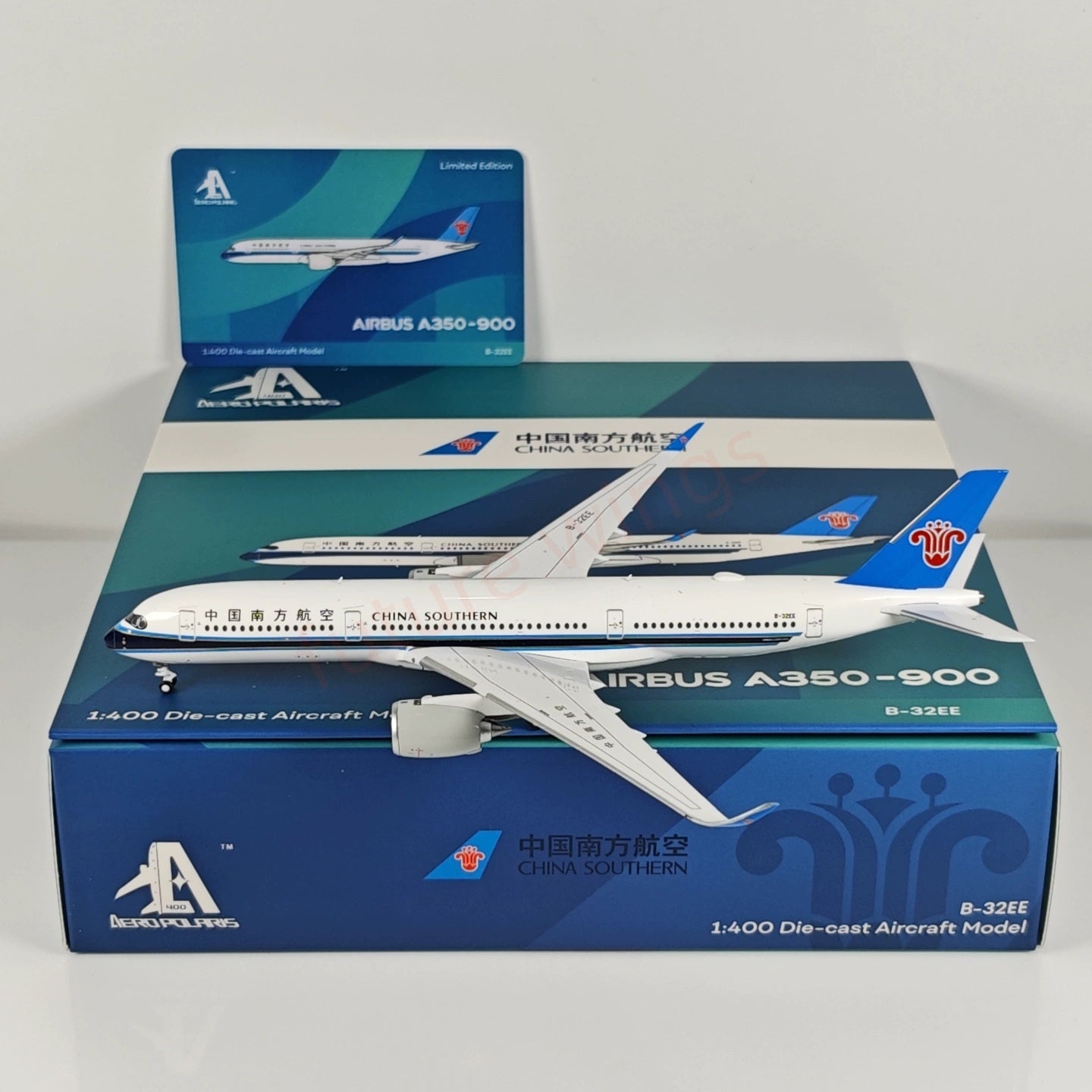 1:400 AeroPolaris China Southern Airlines A350-900 B-32EE Aircraft