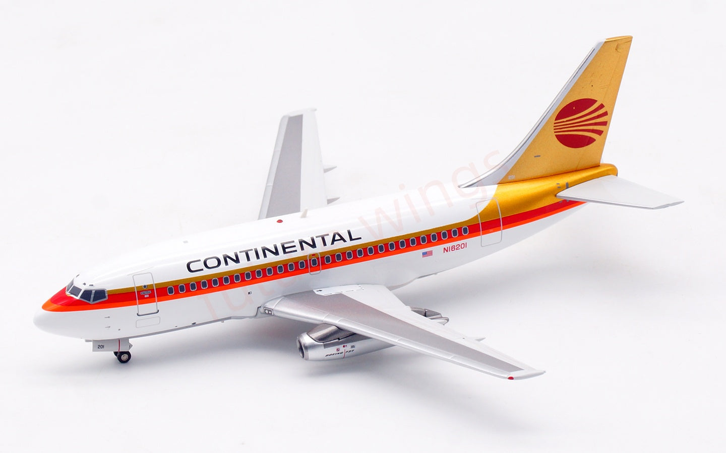 1:200 InFlight200 Continental Airlines B737-100 N16201 Diecast Aircraft Model