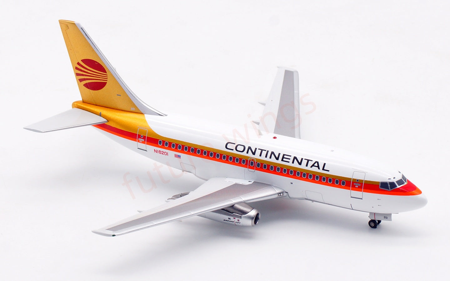 1:200 InFlight200 Continental Airlines B737-100 N16201 Diecast Aircraft Model